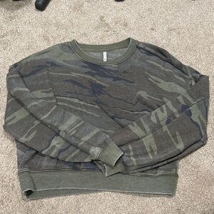 Camouflage Green Men's Sweater